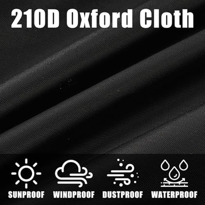 Blueshyhall Billiard Pool Table Cover 8 Feet, Waterproof & Dustproof Cover for Pool Table, Indoor Outdoor Protection Snooker Table Covers