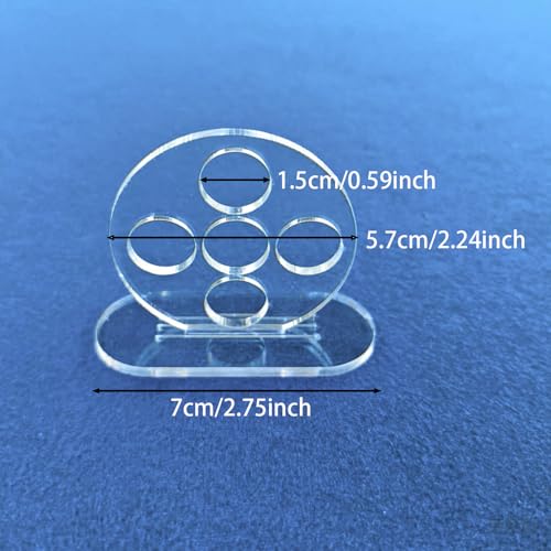 Tizee 2Pcs Billiards Training Aids – Billiard Rod Trainer Aiming Helper, Stable Billiard Strokes Trainer, 5-Hole Design, Transparent Acrylic Material, for Beginners and Pros