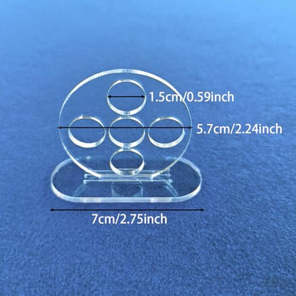 Tizee 2Pcs Billiards Training Aids – Billiard Rod Trainer Aiming Helper, Stable Billiard Strokes Trainer, 5-Hole Design, Transparent Acrylic Material, for Beginners and Pros