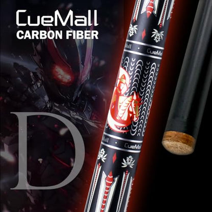 CueMall 58" 2-Piece Billiard Pool Cue Sticks,12.5mm Fiberglass Graphite Composite Billiard Cue Sticks,19oz Pool Sticks Tacos de billar for Adults Men/Women, House or Commercial/Bar Use - color: CueMall-D