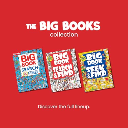 The Big Book of Search & Find – Hidden Object Picture Puzzle Book for Kids | Seek and Find Activity Book for Boys & Girls | Fun Brain-Boosting Game for Travel, Screen-Free Fun & Relaxation