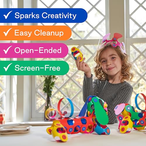 Clixo Itsy Magnetic Toy for Kids - Flexible, Durable, Imagination-Boosting Magnet Building Toy. Educational Multi-Sensory STEM Experience. Great as a Travel Game. Ages 4-99. 18 Piece Pack - color: Blue / Green