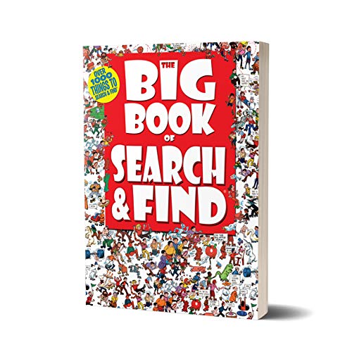 The Big Book of Search & Find – Hidden Object Picture Puzzle Book for Kids | Seek and Find Activity Book for Boys & Girls | Fun Brain-Boosting Game for Travel, Screen-Free Fun & Relaxation