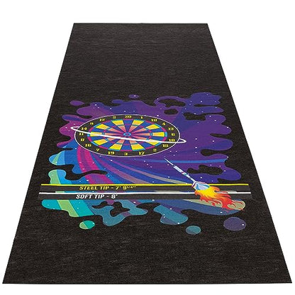 Pig Home Solutions Color Burst Design Self-Sticking Dart Mat - style: Cosmic