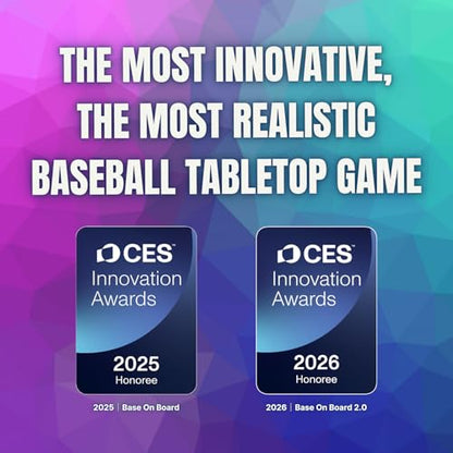 [Base on Board Lite] Realistic Baseball Tabletop Board Game, Dedicated Mobile App Integration, 3 Twelve-Sided Dice, 86 Strategy Cards, for Stove League Season, for Baseball Fans, for Ages 12+