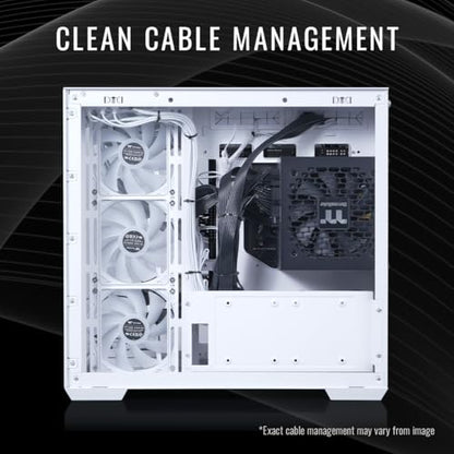 Thermaltake LCGS View u2870TS-380 Gaming Desktop (Intel® Core™ Ultra 9 285K, ToughRam 32GB DDR5 6400MT/s RGB Memory, NVIDIA® GeForce RTX™ 5070 Ti, 2TB NVMe M.2, WiFi, Windows 11) V38S-Z890-57T-LCS - size: 285K, style: 5070Ti
