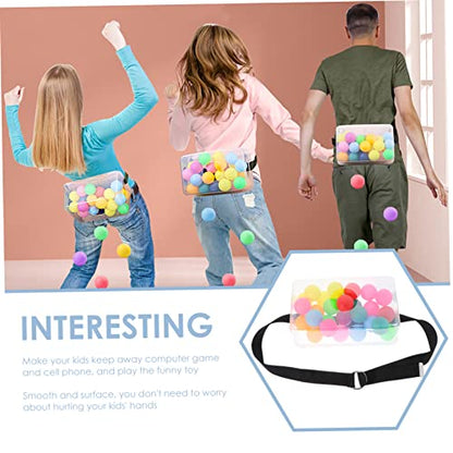 Toyvian 1 Set Strap Shake Box Children Kids Outdoor Playset Developmental Sports Table Tennis Balls Family Games for Kids and Coordination Training Kids Training Game