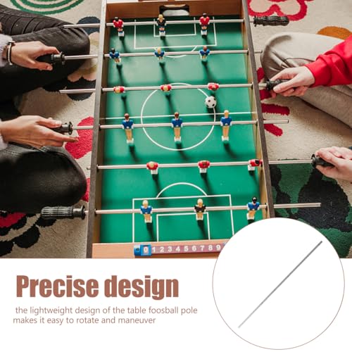 HANABASS Foosball Table Replacement Poles 3-Pack 15.15 Inch Metal Operation Rods for Table Soccer Machine Accessories and Football Repair