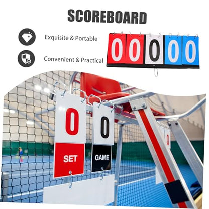 KOMBIUDA Desk Flipper Scoreboard Turn Based Score Tool for Basketball Football Tennis