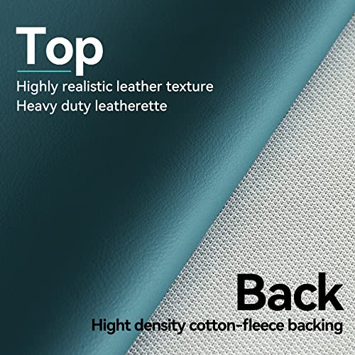 Heavy Duty Leatherette Billiard Pool Table Cover, Waterproof & Tearproof Cover for Pool Table 7/8/9FT (10 Colors Available) (8 Feet/Malachite Green)