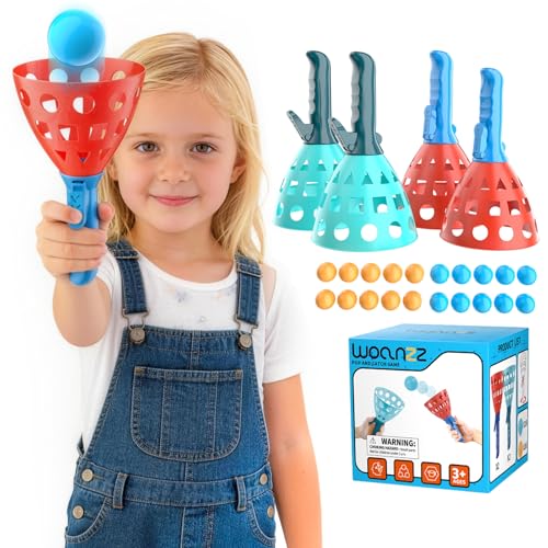Pop Pass Catch Ball Game - Outdoor & Indoor Sport Toy for Kids Ages 3-5-7 4-8-12 Toss & Catch Game Set Pool Beach Lawn for Boys Girls Family Friends Yard Party Fun