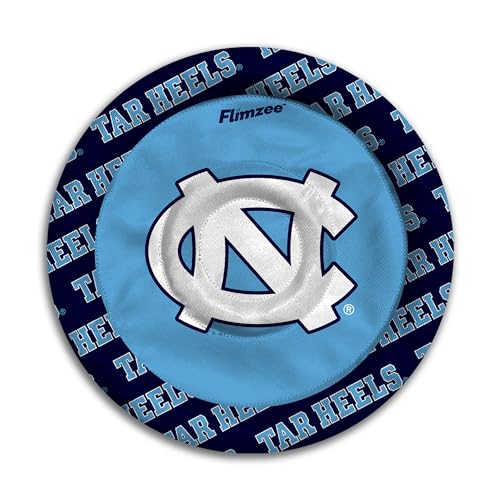 YouTheFan NCAA North Carolina Tar Heels Flimzee Bean-Bag Flying Disc - style: North Carolina Tar Heels