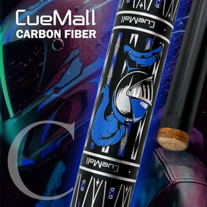 CueMall 58" 2-Piece Billiard Pool Cue Sticks,12.5mm Fiberglass Graphite Composite Billiard Cue Sticks,19oz Pool Sticks Tacos de billar for Adults Men/Women, House or Commercial/Bar Use - color: CueMall-C