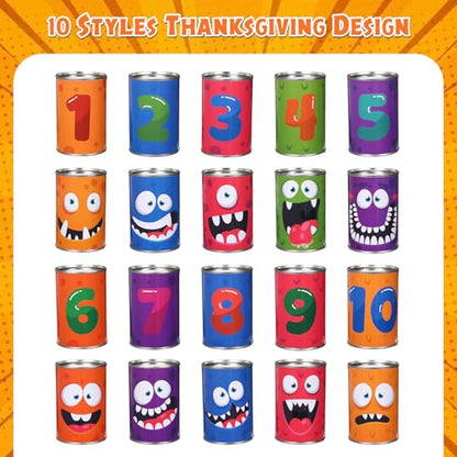 HyDren 13 Pcs Carnival Can Bean Games Bag Toss Festival Party Games for Kids Adults Carnival Supplies for Outdoor Indoor Family Birthday Homeschooling Lawn Yard Backyard Activities Game