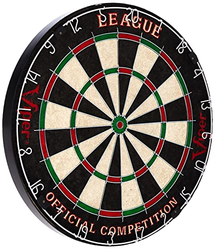 Viper Defender III Backboard & Sisal/Bristle Steel Tip Dartboard Bundle - style: Deluxe