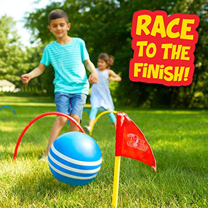 Franklin Kick Croquet Game Set - Perfect for Kids and Adults - Combines Soccer and Croquet - Great for Outdoor Play