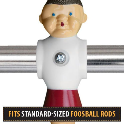 Pair of Traditional Replacement Foosball Players - RED & Blue