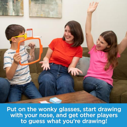 Pencil Nose Board Games for Family Night - The Ultimate Drawing Game - Kids Games, Family Game, Multi-Player, Party Game - Ages 8+ - style: Pencil Nose