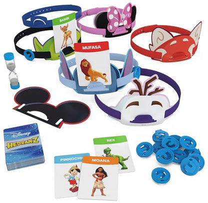 Spin Master Games, Disney Hedbanz, The Hilarious Meme Picture Guessing Game with Popular Disney Characters, 2-6 Players for Ages 6 & Up - style: Disney Hedbanz