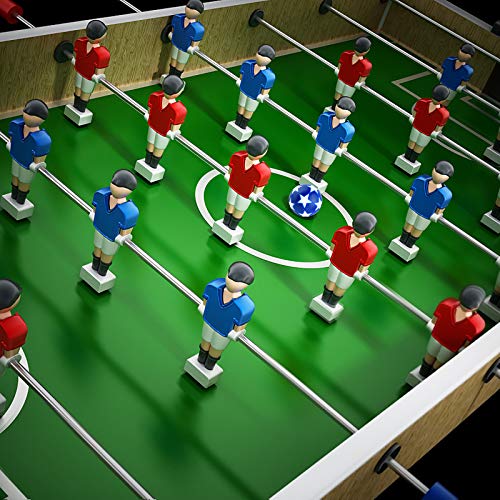 Coopay 18 Pieces 32mm Foosball Balls Table Multicolor Football Soccer Replacement Balls for Official Tabletop Game with a Black Drawstring Bag - color: multicolour star