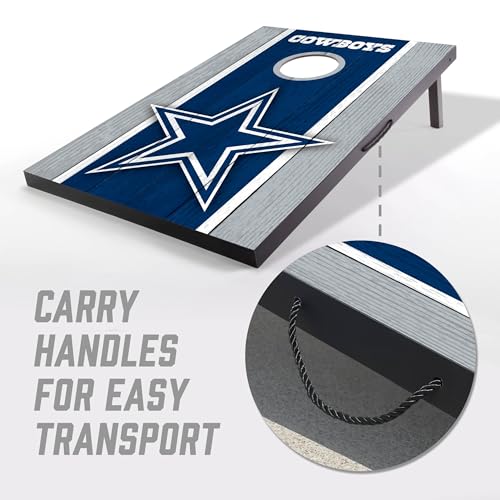 YouTheFan NFL 2' x 3' Portable Cornhole Game with Logo Bags