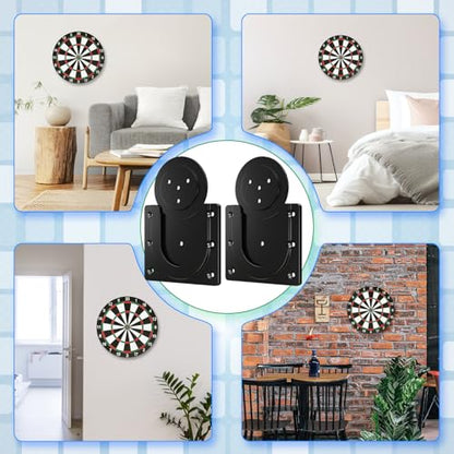 Cosmos 2 Set Plastic Dart Board Hanging Kits Wall Mounted Dartboard Holder Universal Dart Board Display Stand Dartboard Accessories