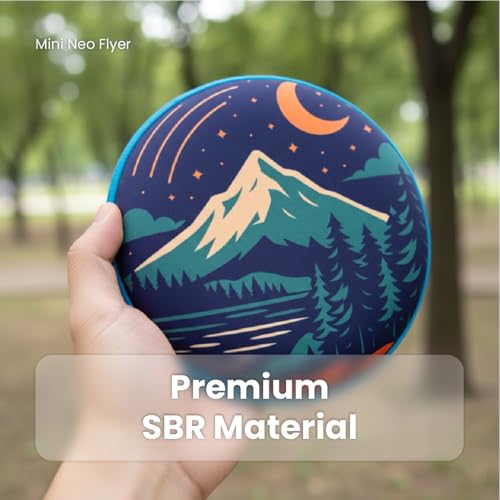 Soft Flying Disc Toy, Mini Lightweight SBR Foam Flyer, Flexible Safe Catch Flying Disc for Indoor Outdoor Play - style: B