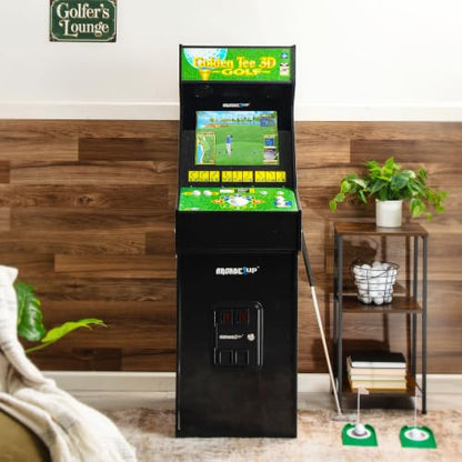 ARCADE1UP Golden Tee 3D Deluxe Arcade Machine, Built for Your Home, Over 5-Foot-Tall Cabinet with 8 Classic Games