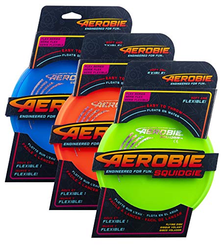 Aerobie Squidgie Disc Glow in the Dark Flying Disc - Colors May Vary