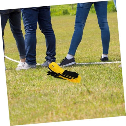 Toyvian 2Pcs Giant Footstep Bands for Outdoor Team Games Carnival Relay Races Backyard Birthday Parties Skill Development Teamwork Activities for Adults