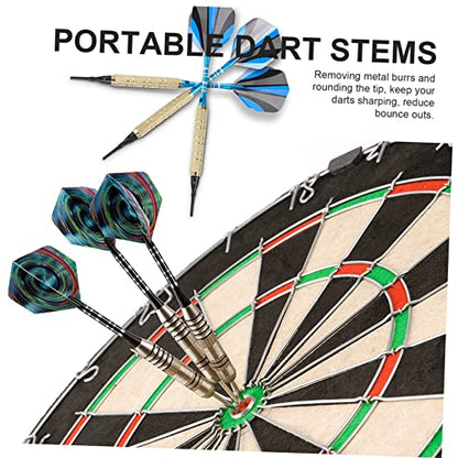 POPETPOP 1set Aluminum Alloy Dart Shafts Portable Metal Rods for Indoor and Outdoor Games Easy Installation Lightweight Design for Training and Competition
