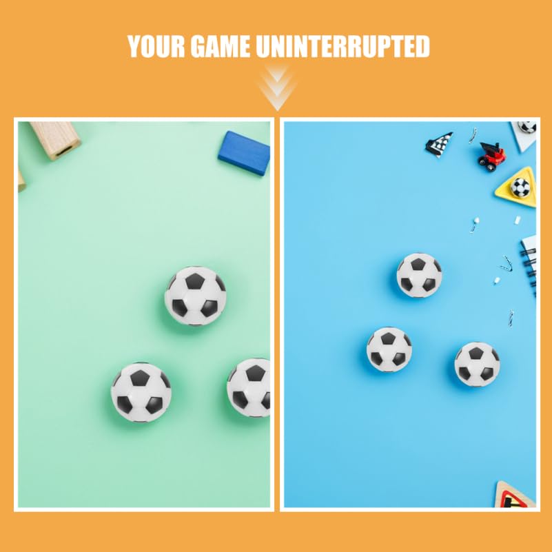 Beaupretty 10 Pcs Foosball Table Replacement Balls, 22mm Mini Soccer Balls, Plastic, Multi-Color, for Tabletop Game, Recreation Room, Kids Party Present