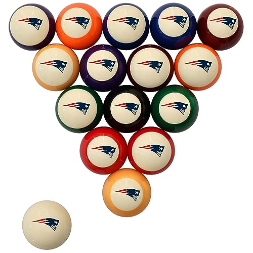 Imperial NFL Retro Billiard Ball Set - color: New England Patriots, Cream