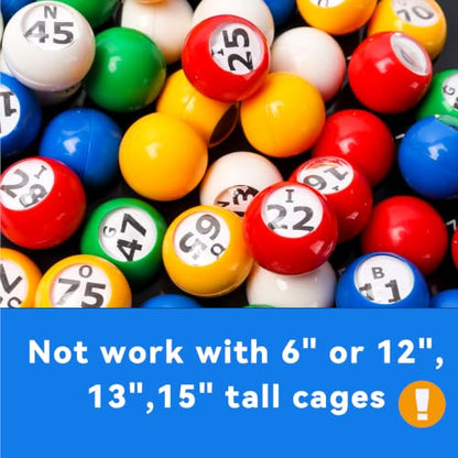 GSE Games & Sports Expert Professional Bingo Master Board & 7/8" Multi-Color Balls, Black Bingo Calling Board for Parties, Large Groups, Family Game Night - style: Multicolor Balls & Black Board