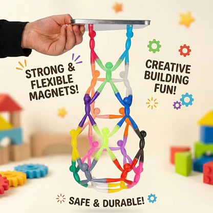 MAGMEN Airplane & Road Trip Toy Magnetic Fidget Toys 40PC Ultimate Set - 20 Classic + 20 Enhanced Grip X3 - STEM Travel Toys Kids ADHD Autism - Family Pack - Desk Toys Adults - size: 40 Piece-Mix Comination