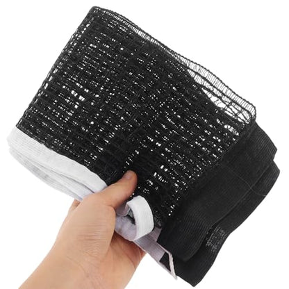 Retractable Table Tennis Net with Dense Polyester-Cotton Mesh for Ball Retention Portable and Foldable Design for Easy Storage Quick Setup Replacement Net for Standard Tables