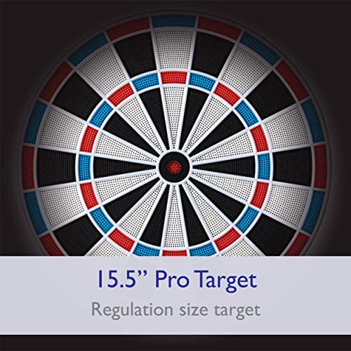 Viper 787 Electronic Dartboard, Ultra Thin Spider for Increased Scoring Area, Free Floating Segments, Locking Segment Holes for Fewer Bounceouts, Automatic Scoring