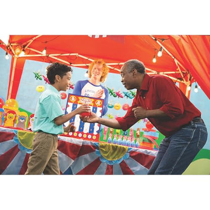 Fun Express Carnival Game Kit - 53 Piece Party Games for Kids Birthday Activities | Ring Toss, Bean Bag Toss, Dart Board & Bowling Set for Indoor Fun | Carnival Games for Adults and Family Gatherings