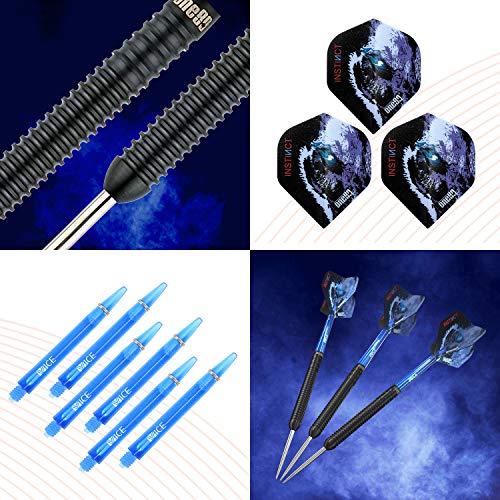 ONE80 90% Tungsten Steel Tip Darts Sets Chameleon, Night Hunter Professional Darts Set - style: Defense 24g