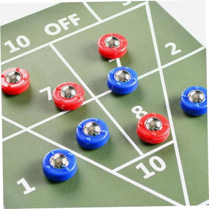 20pcs Mini Shuffleboard Roller Set Game Pucks for Tabletop Shuffleboard Quick Installation Enhanced Play Experience for Home Clubs and Entertainment Venues