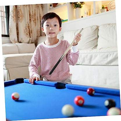 1set Short Pool Cue Stick Billiard Cue for Tight Spaces for Boys and Girls and Beginners for Home Use and Learning
