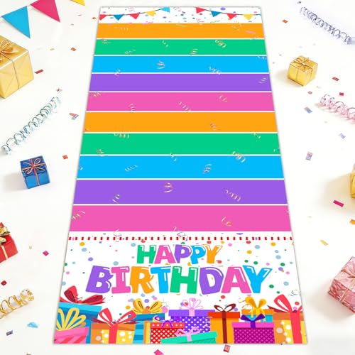 Happy Birthday Can Rolling Game Props, Custom Challenge Draw Set Gifts | Custom colorful reward & punishment activities | Fun indoor outdoor party games for adults and family celebrations - color: colorful01