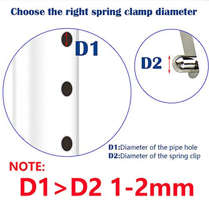 Lifting Fixed Pinball Clip Lock Scooter Bracket Spring Repair Tools Part for 2-3-4-Wheel Kick Scooters Micro Mini Lightweight Scooter (Solid-9 * 11mm)