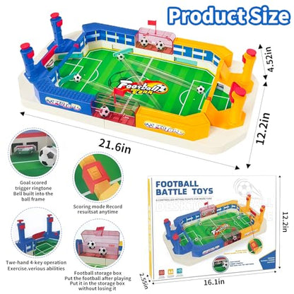 Mini Foosball Table, Foosball Table, Soccer Board Game for Adult, 2 Player Match, Tabletop Football Game Table, Portable Competitive Toys, Indoor Family Games, Party Gatherings