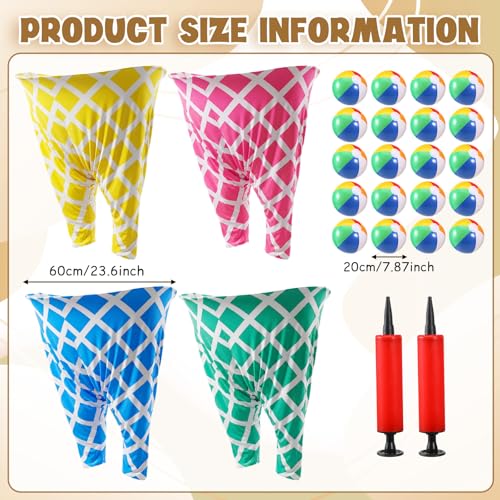 Ceenna Funny Granny Pants Game Set, Giant Pants Yard Games for Adults Players, Hilarious Team Relay Toss Race for Backyard Lawn Party Camping Family Reunion Carnival - style: Stylish