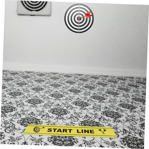 Dart Floor Markings Notice Line Floor Sticker for Dart Throwing Game Supplies