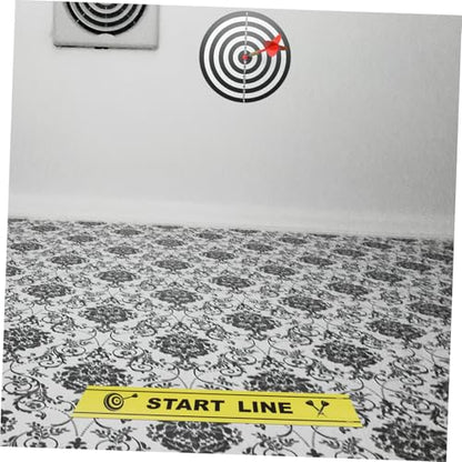 Dart Floor Markings Notice Line Floor Sticker for Dart Throwing Game Supplies