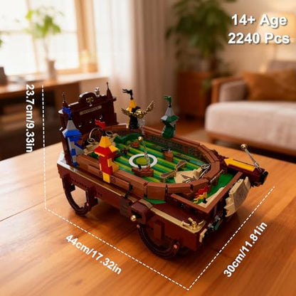 Harry Pinball Machine Building Sets for Adults, Motorized Arcade Board Game with LED Lights, Tabletop Gift Ideas for Movie Fans (2240pcs) - style: Harry Arcade Machine