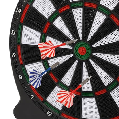 Electronic Dartboard, High Capacitance Technology, Automatic Scoring, Indoor Family Fun for Office Use
