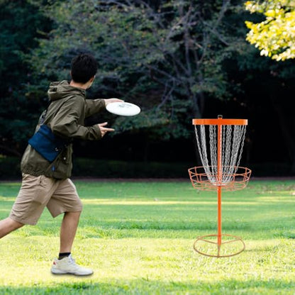 Golf Training Net for Disc Throwing & Putting Practice, Durable Outdoor Basket for Backyard Drills, Golfers and Disc Athletes
